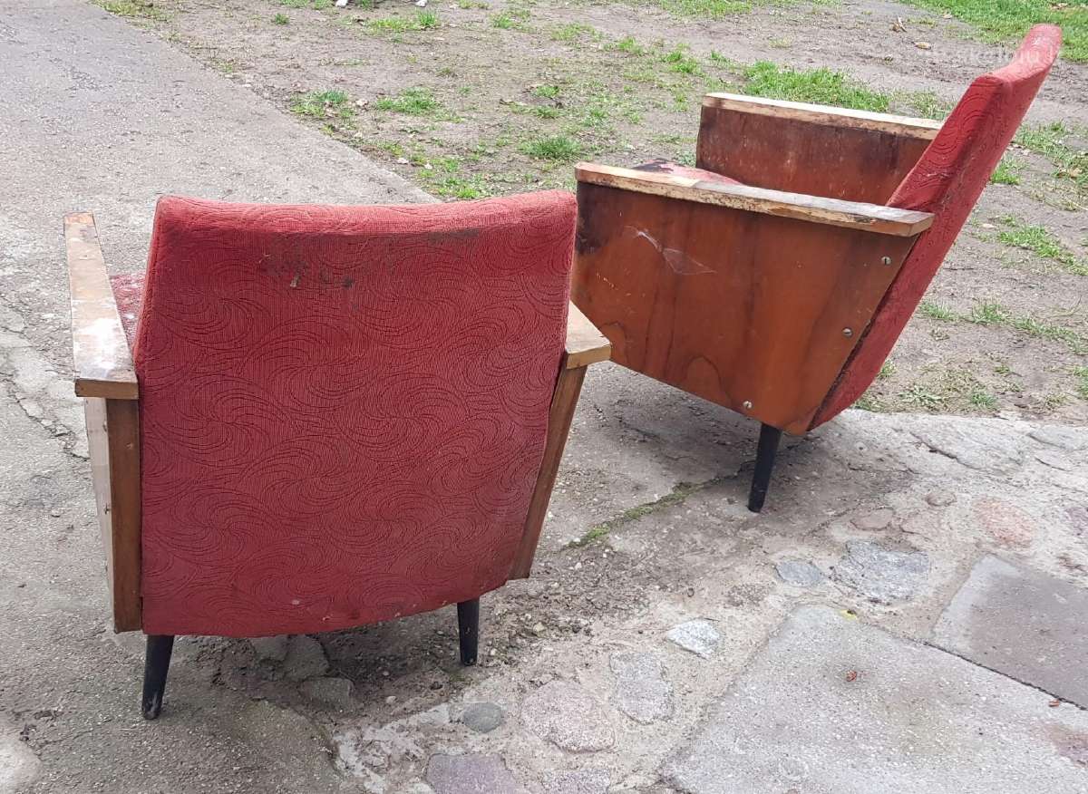 Mid-century stiliaus foteliai - nuotraukos Nr. 3