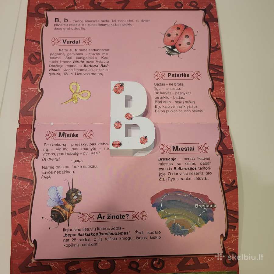 Knyga vaikams Lietuviška abecelė - nuotraukos Nr. 5