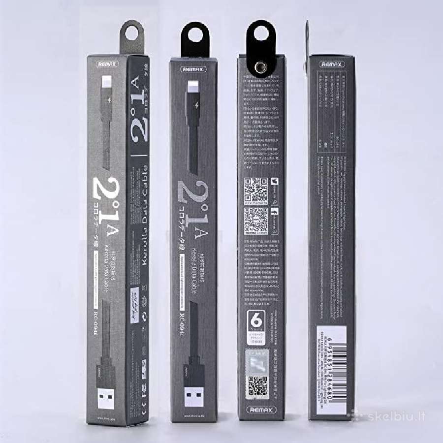 Kerolla data cable Pakrovėjas Type C, Apple, Micro