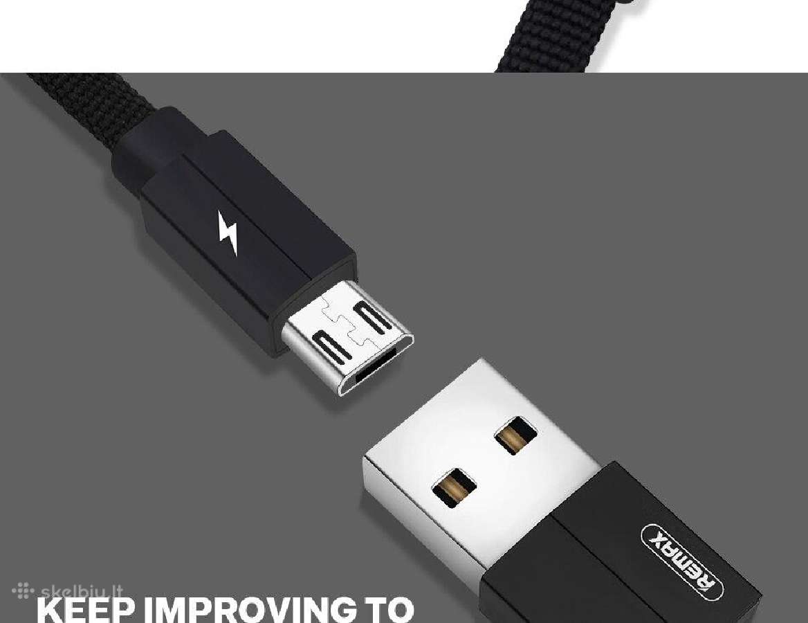 Kerolla data cable Pakrovėjas Type C, Apple, Micro - nuotraukos Nr. 6