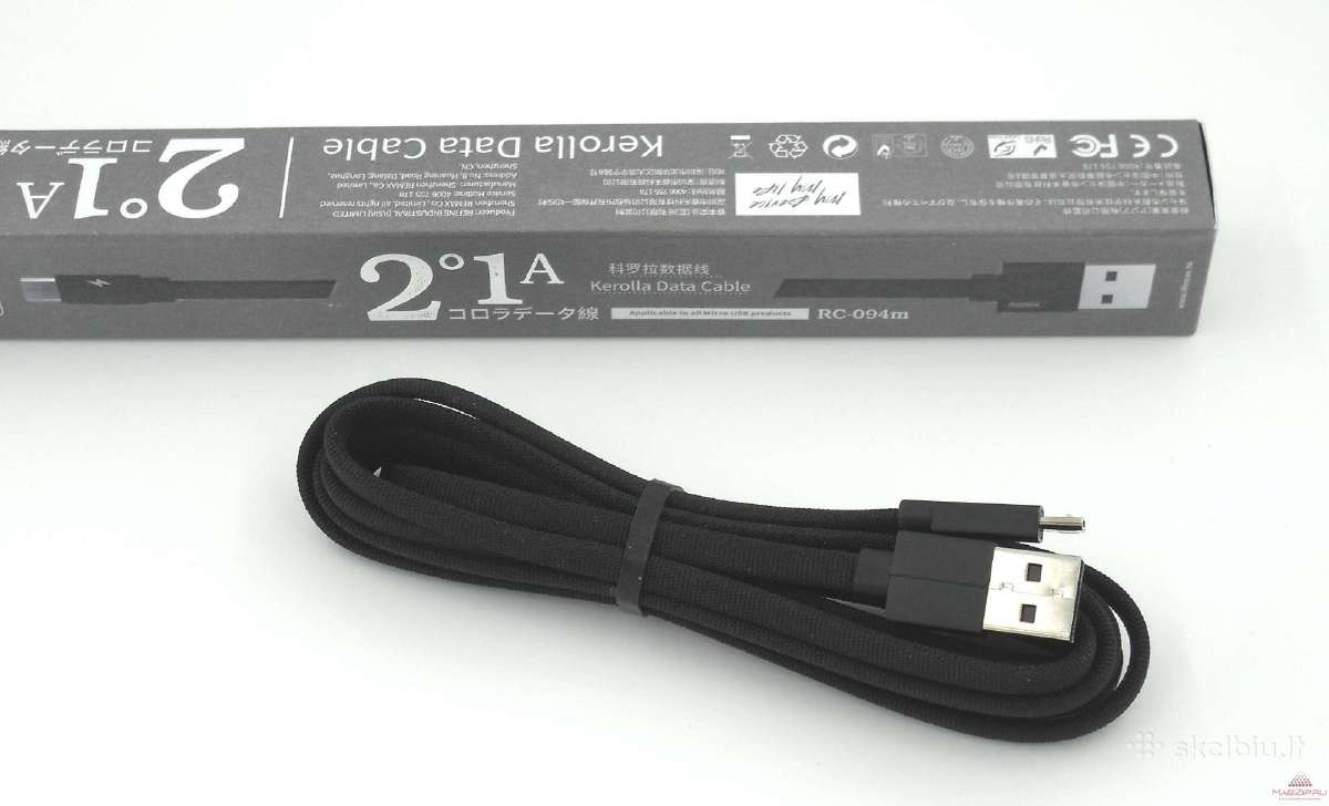 Kerolla data cable Pakrovėjas Type C, Apple, Micro - nuotraukos Nr. 2