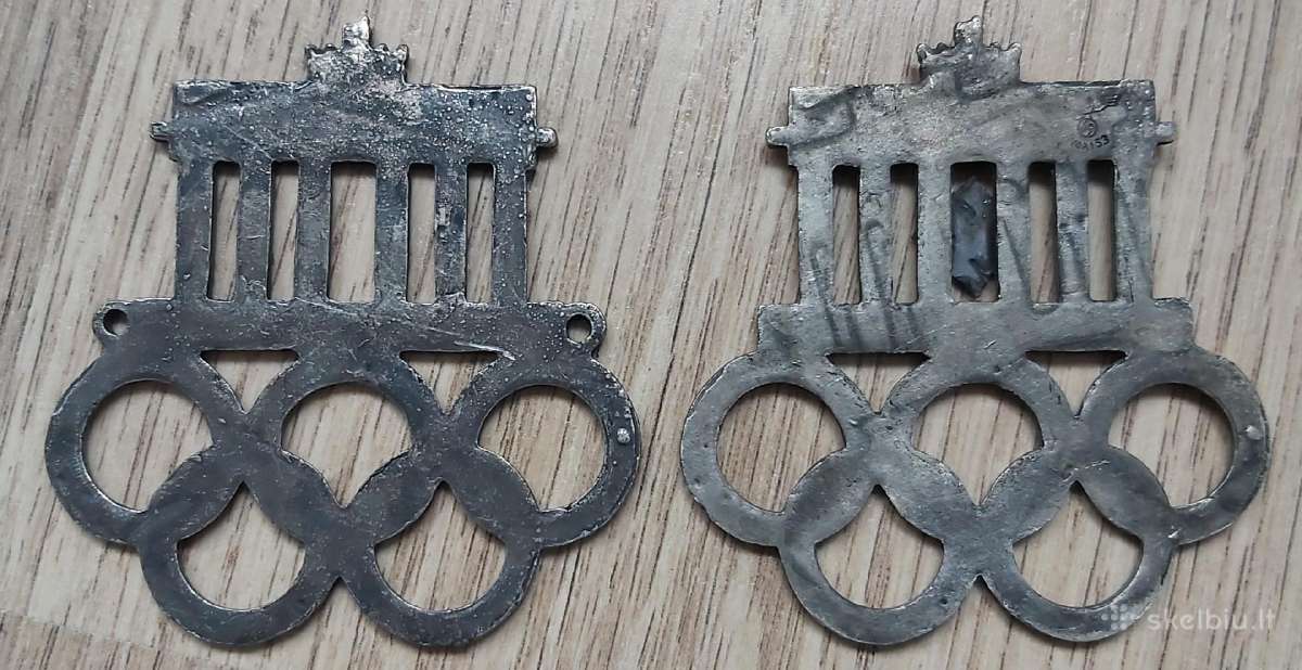 Olimpiada 1936 m. Vokietija reprodukcija ženklai - nuotraukos Nr. 5
