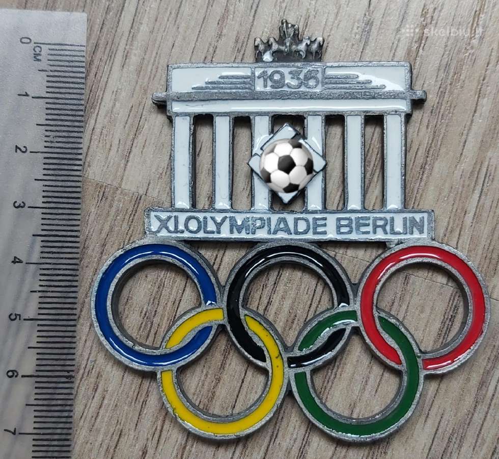 Olimpiada 1936 m. Vokietija reprodukcija ženklai - nuotraukos Nr. 8