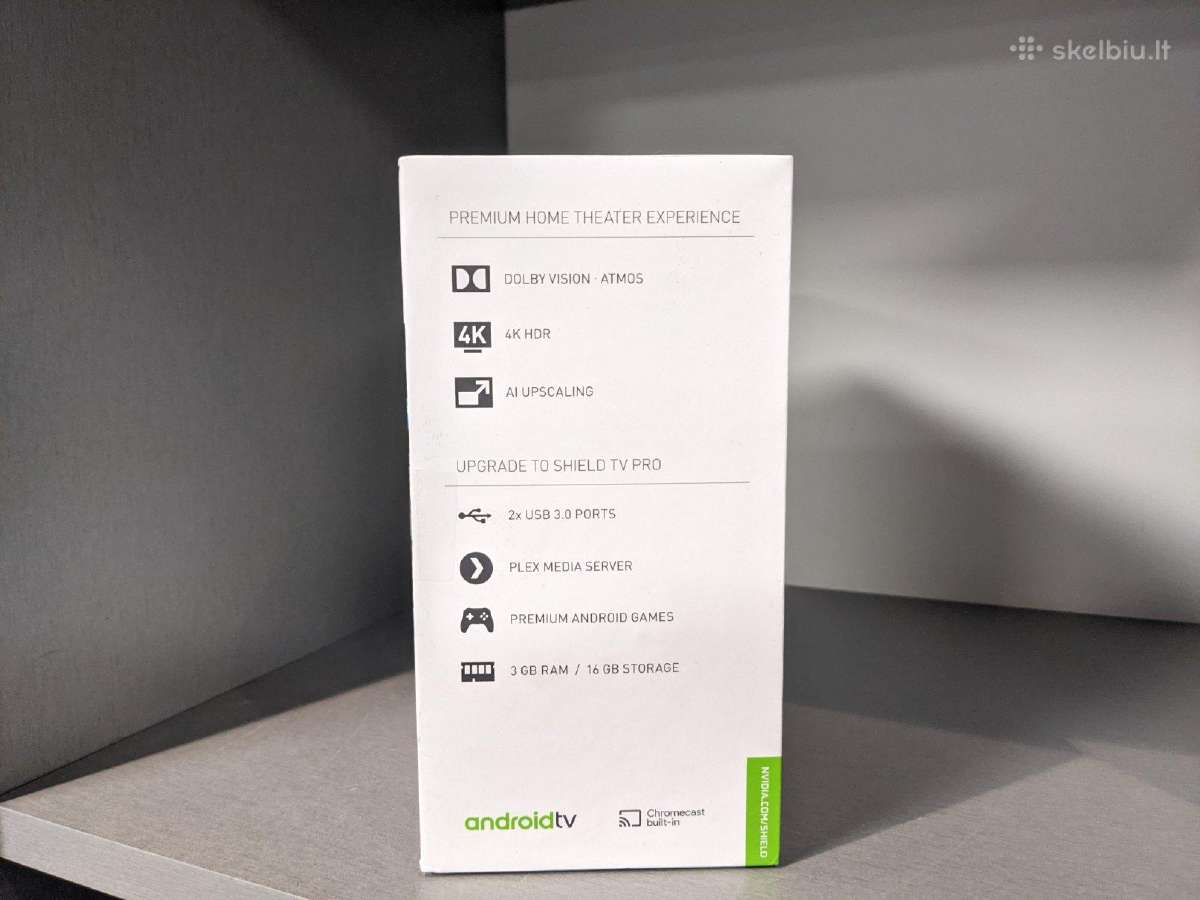 Naujas Nvidia Shield TV + Pro - nuotraukos Nr. 3