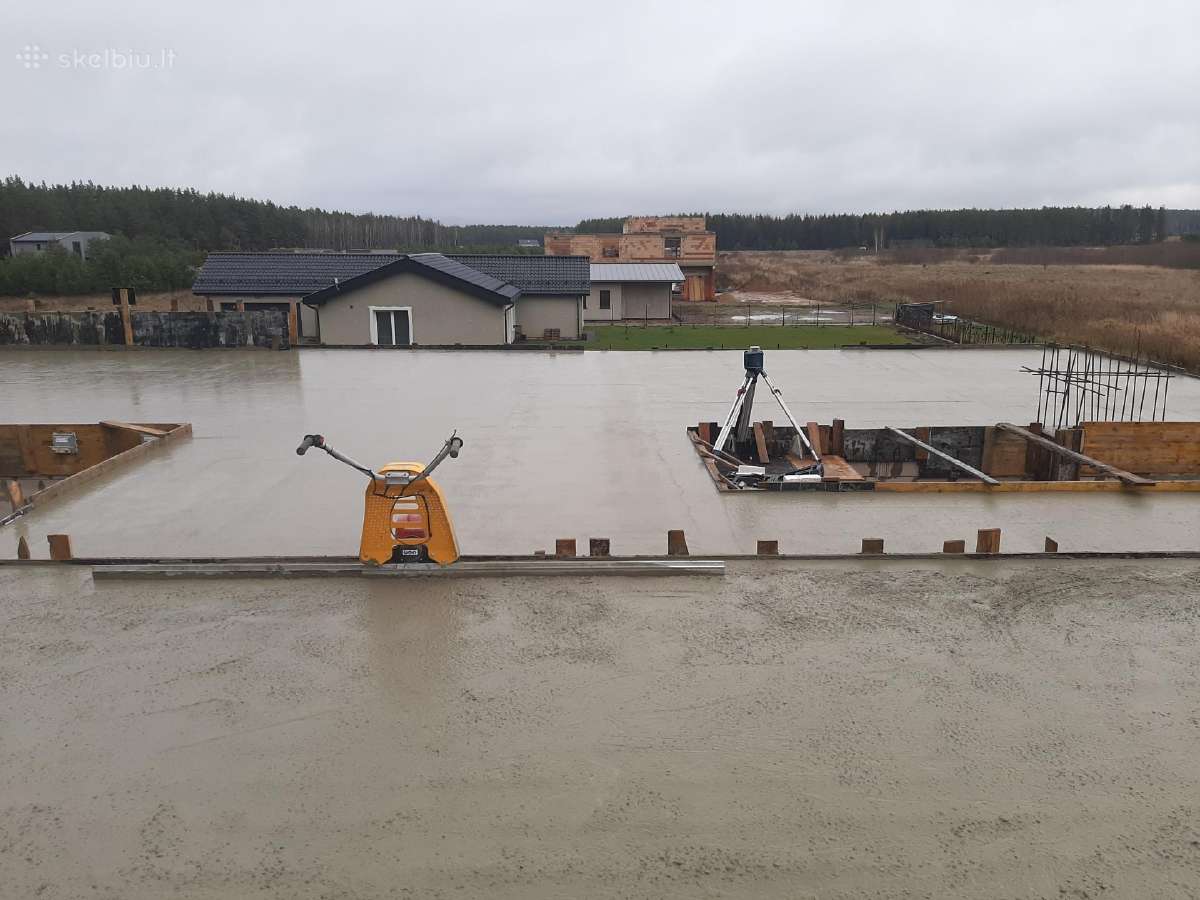 Plokštuminiai, visų tipų pamatai, baseinai - nuotraukos Nr. 19