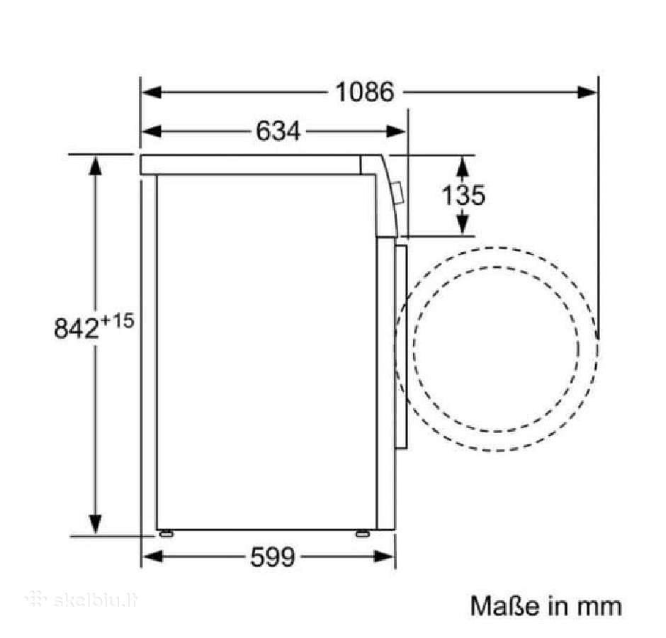 Bosch Serie 8 komplektas (2019m.)8kg A+++ (-30%) - nuotraukos Nr. 21