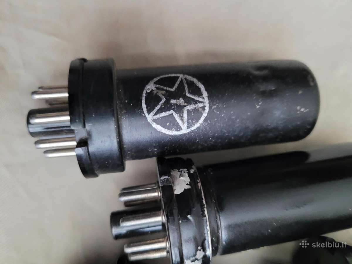 Sovietinės radijo lempos metaliniame korpuse - nuotraukos Nr. 3