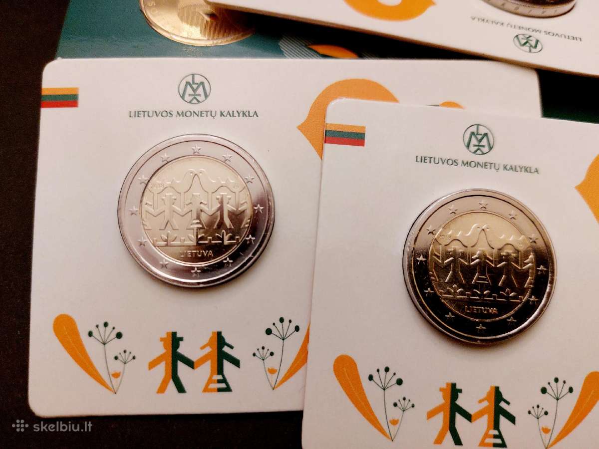 Moneta skirta Dainų ir šokių šventei Unc kokybės - nuotraukos Nr. 2