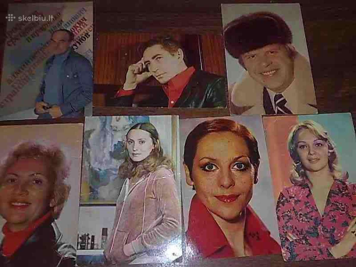 Senos artistų nuotraukos
