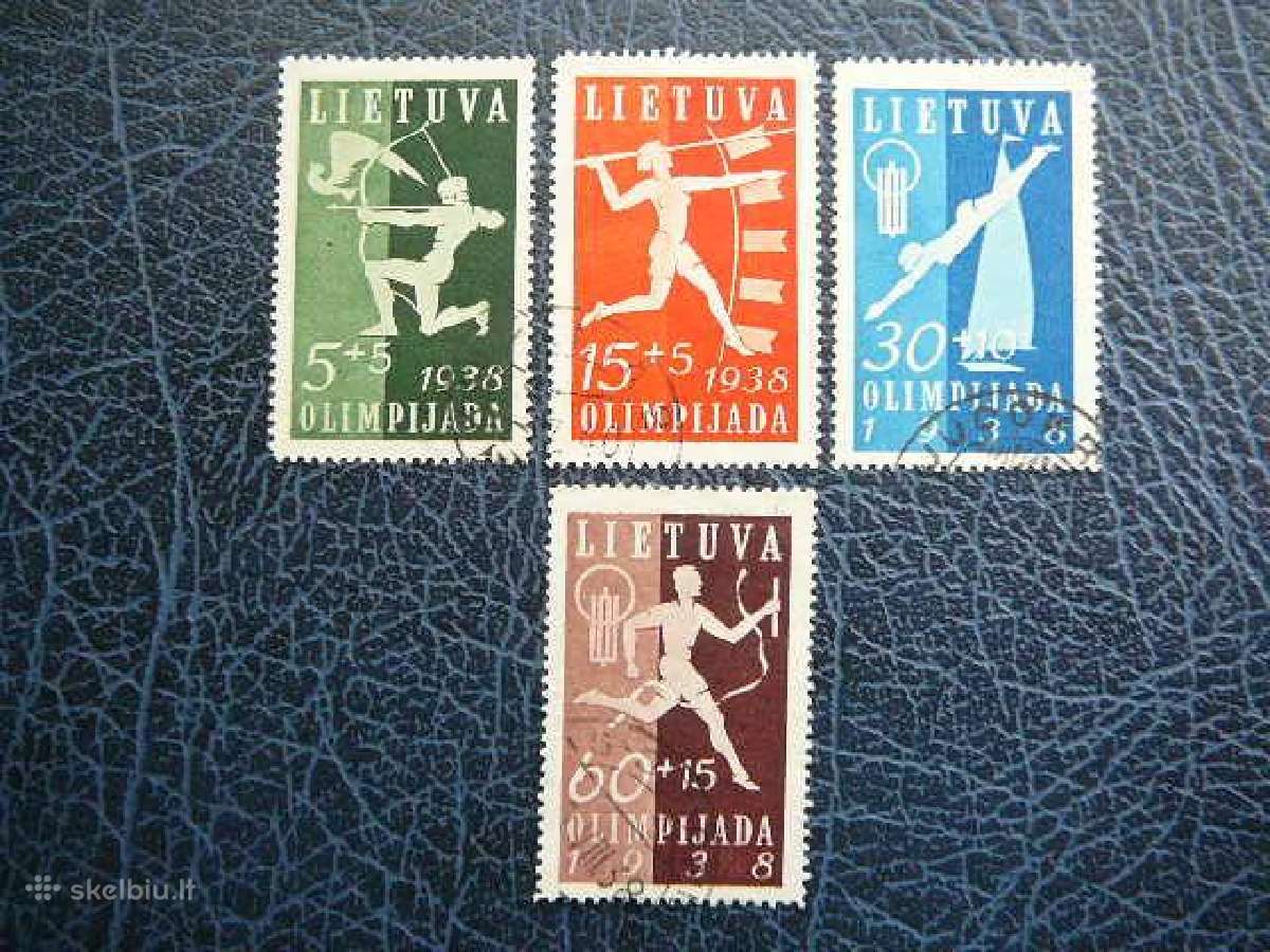 Lietuva 1938 Olimpines antsp. lt417/0a