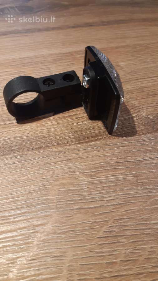 Priekinis atšvaitas baltos spalvos, 55x38 mm - nuotraukos Nr. 2