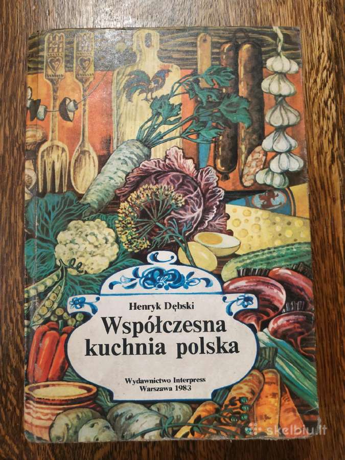1983 m.knyga Lenkiškos virtuvės patiekalai.