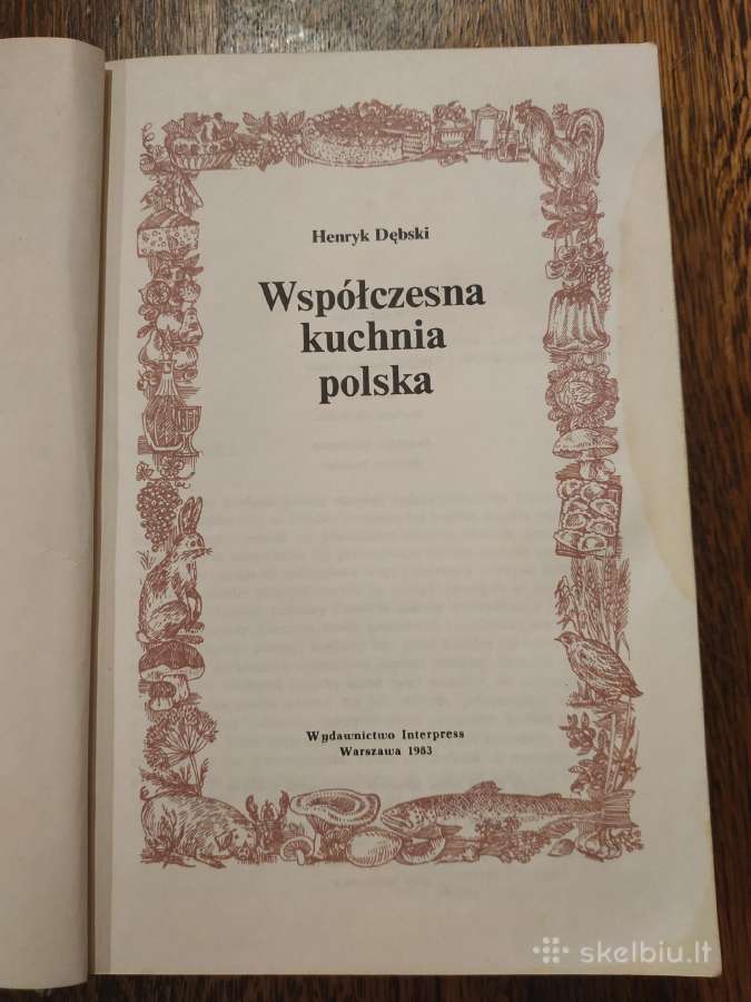 1983 m.knyga Lenkiškos virtuvės patiekalai. - nuotraukos Nr. 2
