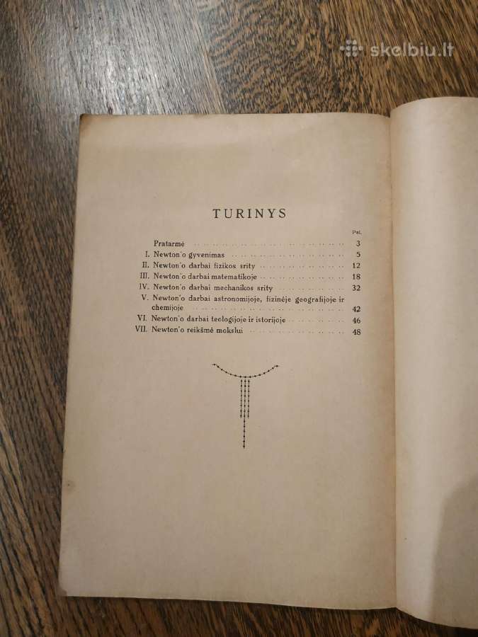 1927 m.knyga Izaokas Niutonas jo gyvenimas ir darb - nuotraukos Nr. 5