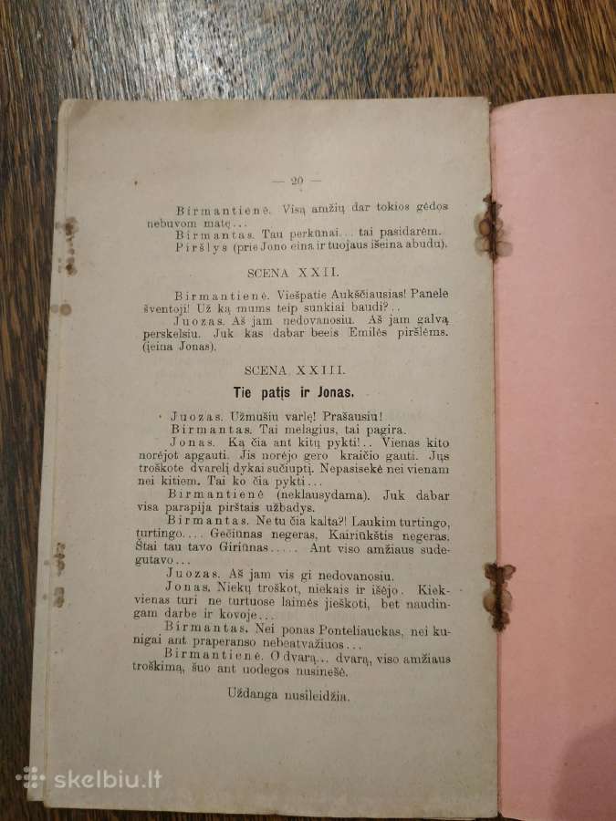 1906 m.knyga Smalskys-smolskis "Nutrūko" - nuotraukos Nr. 3