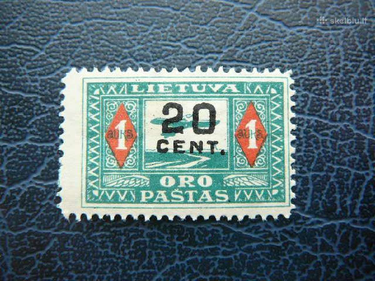 Lietuva 1922 Oro pastas svarus lit180s