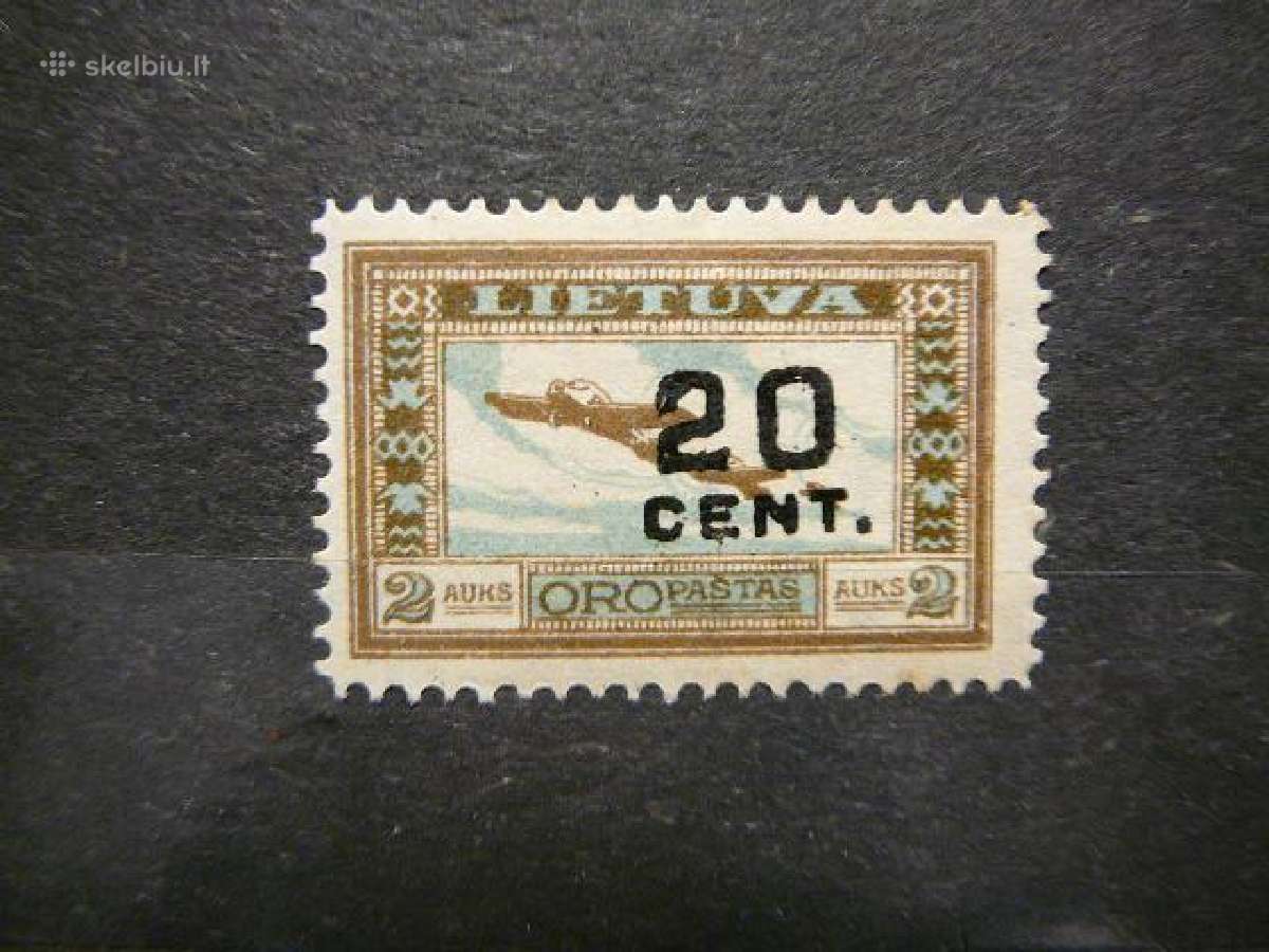Lietuva 1922 Oro pastas svarus lit181s