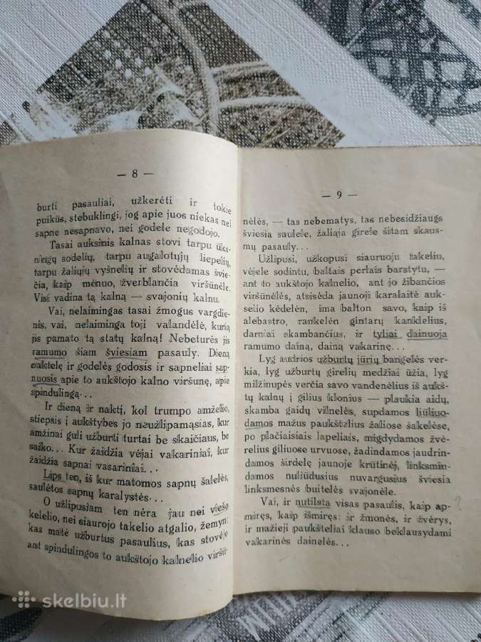 1934 m. V. Krėvė "Vakarinė giesmė gilsė " - nuotraukos Nr. 3