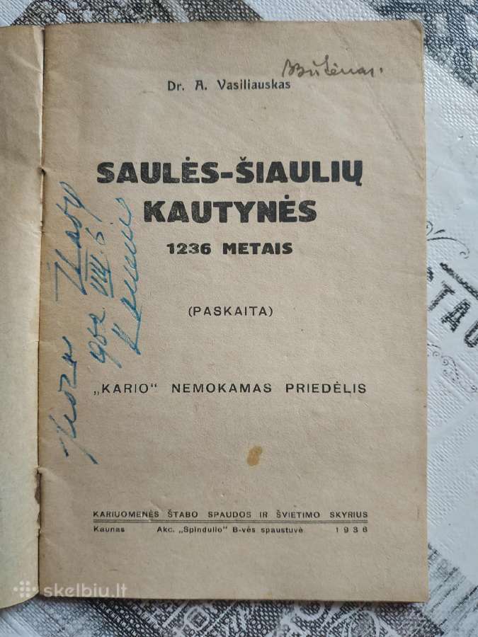 1939 m. Saulės+šiaulių kautynės - nuotraukos Nr. 2