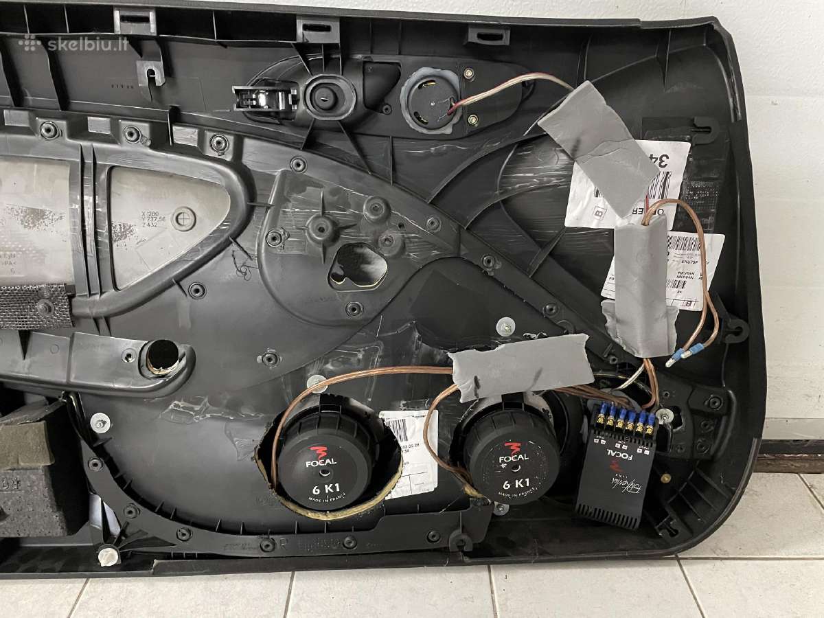 Bmw e46 coupe duru apdaila su podiumais ir Focalk1 - nuotraukos Nr. 3