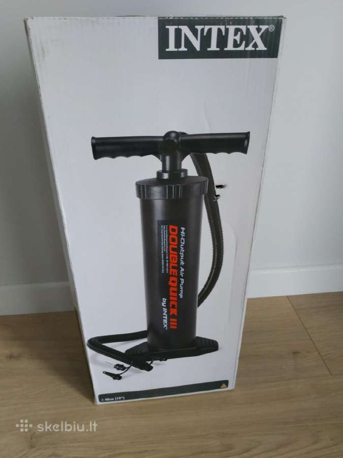 Pompa Da Gonfiaggio Intex 29 Cm - Doppia Azione Per Gonfiare E Sgonfiare Rapidamente - Foto 6