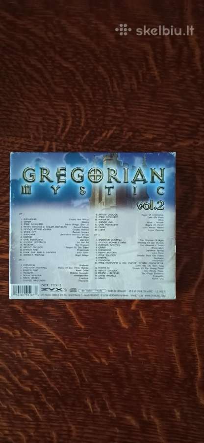 Parduodu CD Gregorian "Mystic" vol.2 - nuotraukos Nr. 2