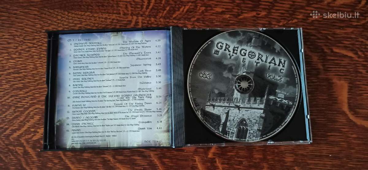 Parduodu CD Gregorian "Mystic" vol.2 - nuotraukos Nr. 6