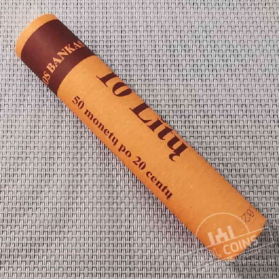 Įvairūs Lietuvos monetų originalūs rulonėliai - nuotraukos Nr. 4