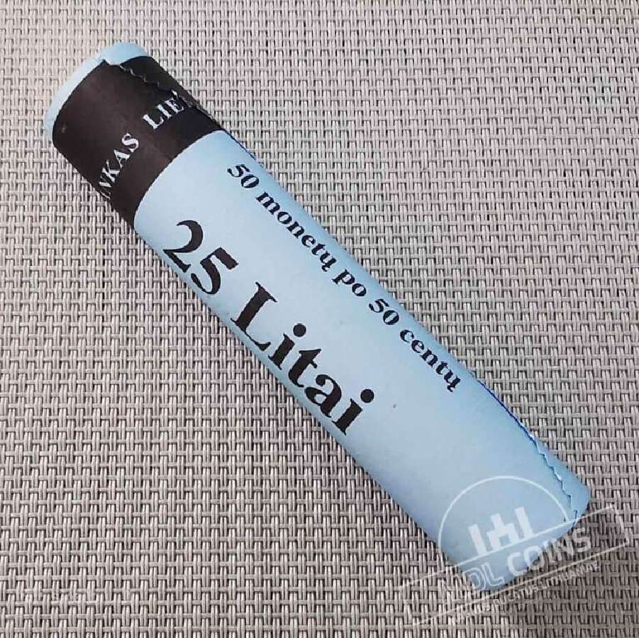 Įvairūs Lietuvos monetų originalūs rulonėliai - nuotraukos Nr. 5