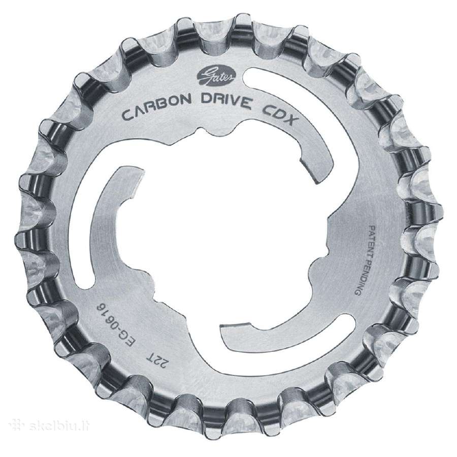 Gates Carbon Drive Cdx priekinė/galinė žvaigždutės - nuotraukos Nr. 5