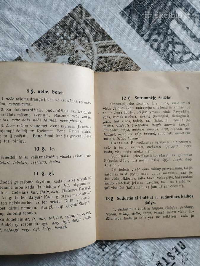 1926 m. Lietuvių kalbos rašyba - nuotraukos Nr. 3