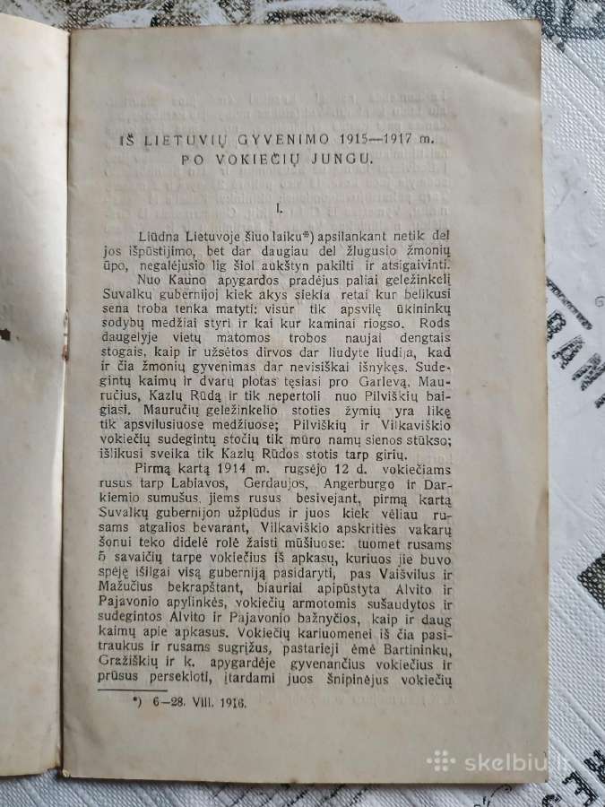 1910 m. J. Basanavičiaus knyga Iš lietuvių gyvenim - nuotraukos Nr. 2