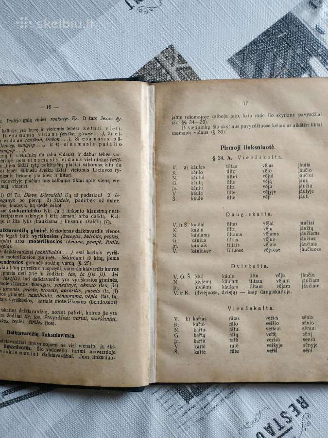 1925 m. Lietuvių kalbos vadovėlis - nuotraukos Nr. 3