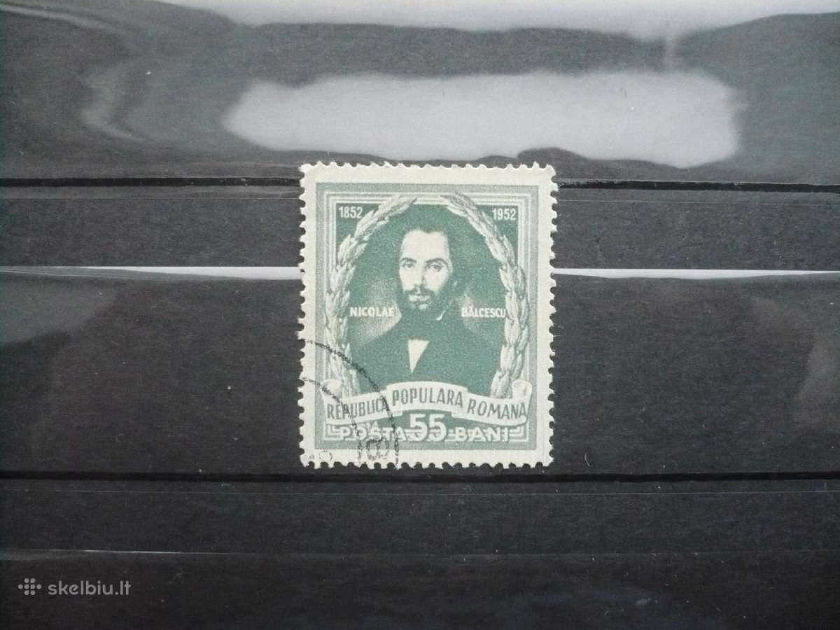 1952 m. 100-osios Nicolae Balcescu (1819–1852)