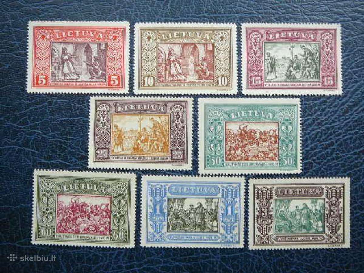 Lietuva 1932 Septyndieniai svarus Mnh lit332/9ma