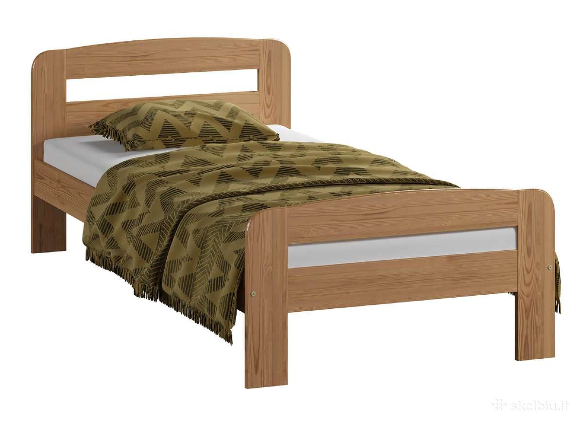 Medinės lovos vaikams tik 110€ - nuotraukos Nr. 2