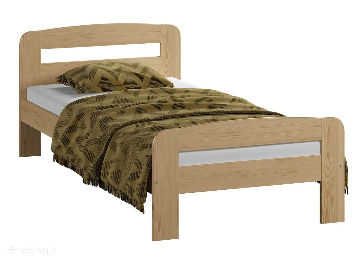 Medinės lovos vaikams tik 110€ - nuotraukos Nr. 4