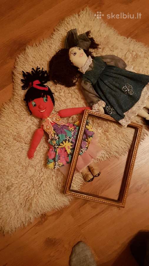 Vienetinės, ranku darbo skudurinės onutės. - nuotraukos Nr. 10