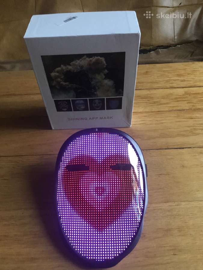 LED išmanioji kaukė / LED party smart mask - nuotraukos Nr. 2