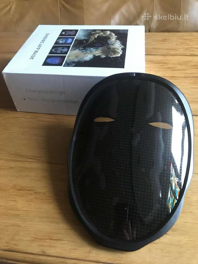 LED išmanioji kaukė / LED party smart mask - nuotraukos Nr. 3