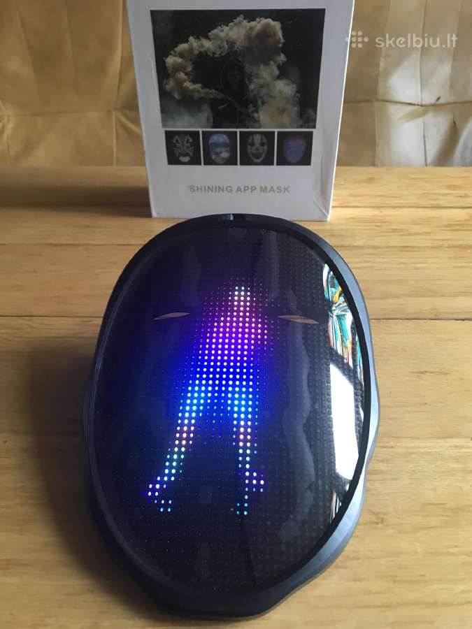 LED išmanioji kaukė / LED party smart mask - nuotraukos Nr. 4