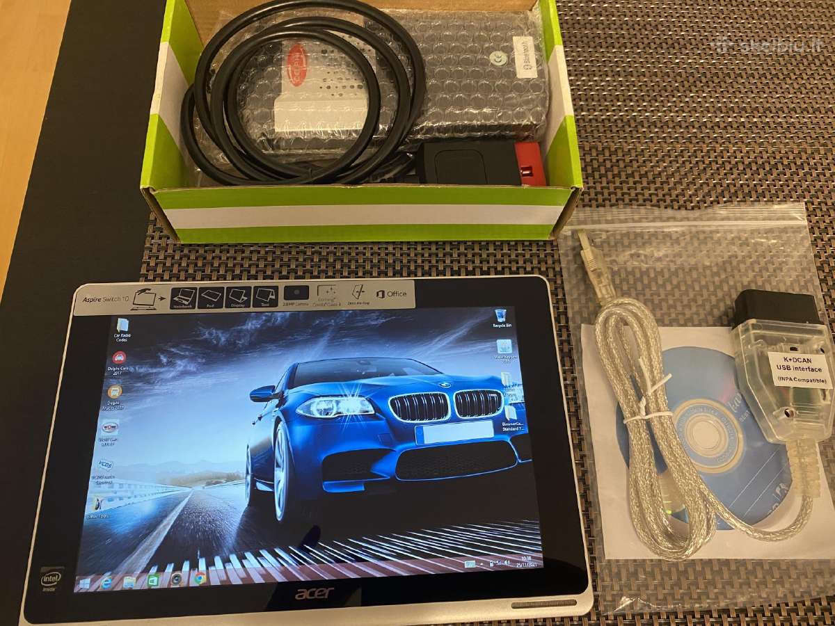 Delphi 2021 diagnostika+ Acer plansete+bmw Inpa