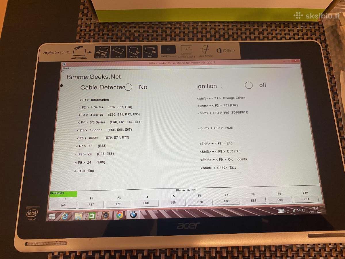Delphi 2021 diagnostika+ Acer plansete+bmw Inpa - nuotraukos Nr. 4