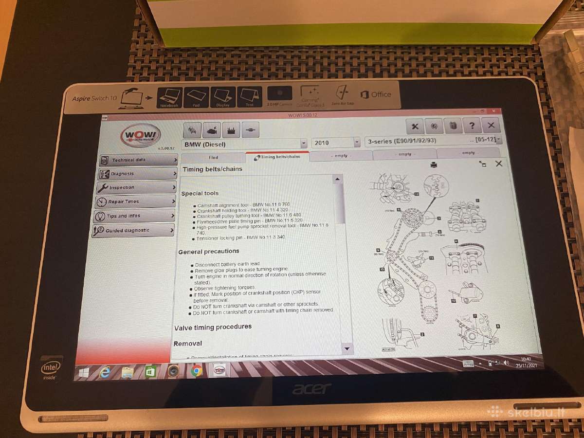 Delphi 2021 diagnostika+ Acer plansete+bmw Inpa - nuotraukos Nr. 6