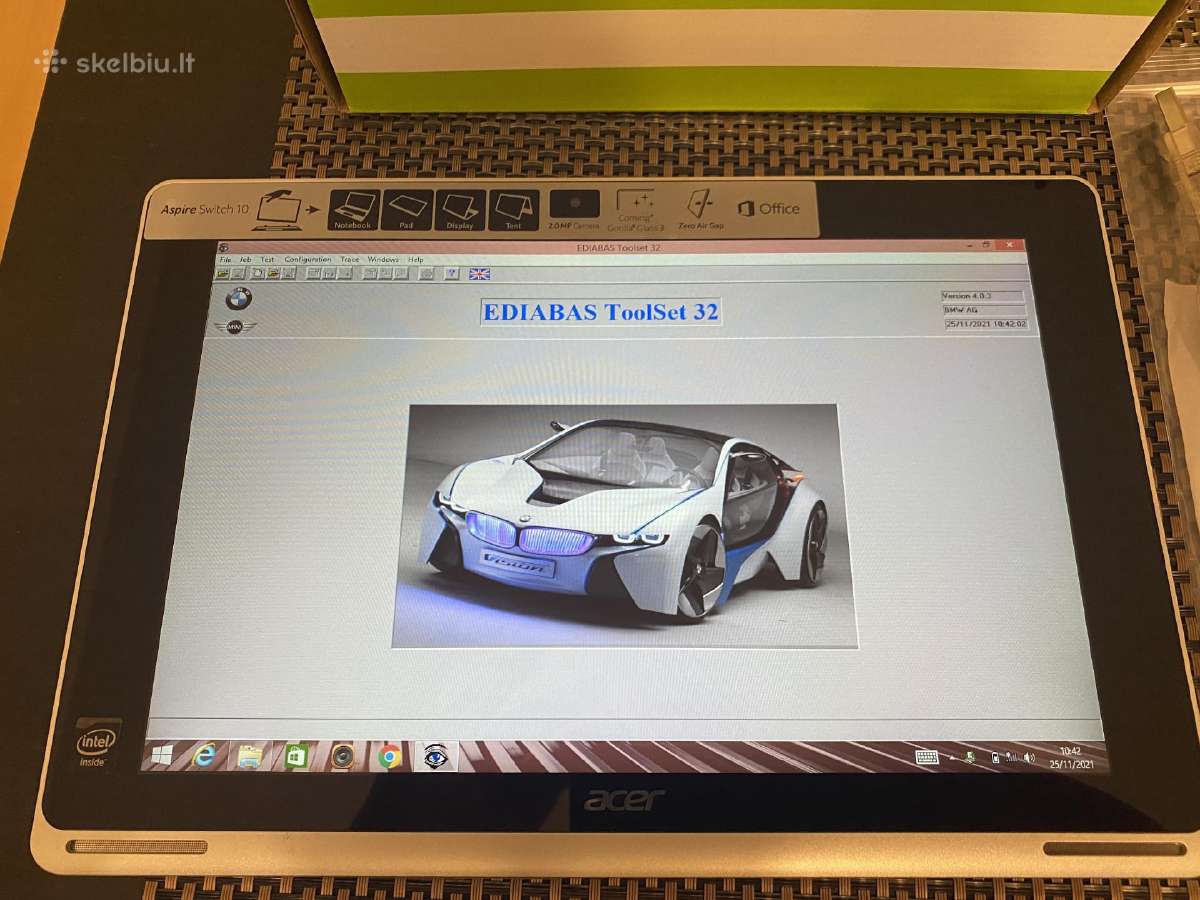 Delphi 2021 diagnostika+ Acer plansete+bmw Inpa - nuotraukos Nr. 5