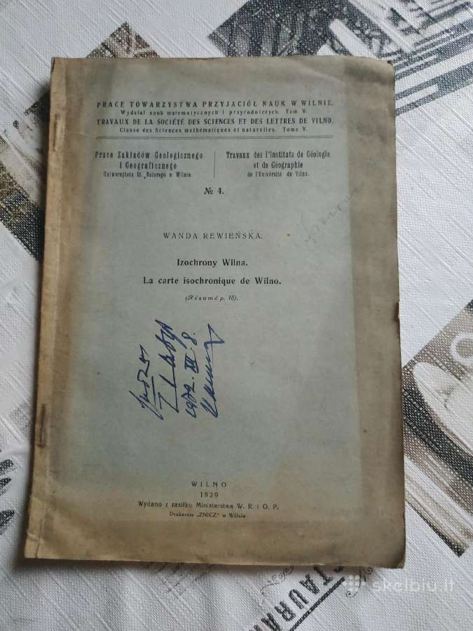 1929 m. Izochrony Wilna