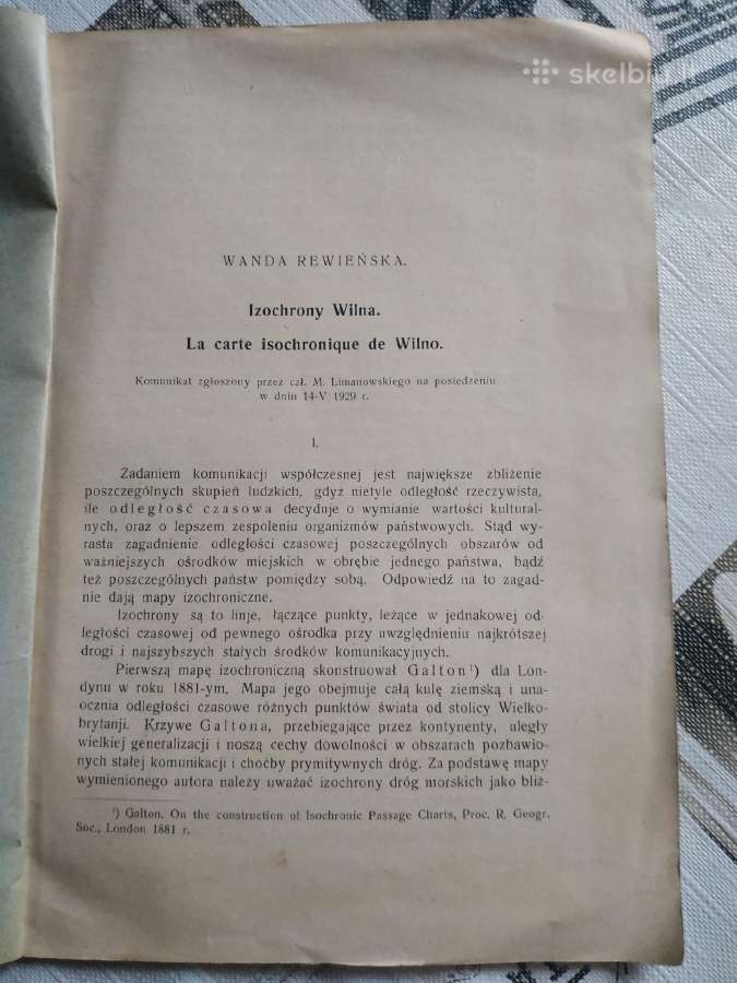 1929 m. Izochrony Wilna - nuotraukos Nr. 2