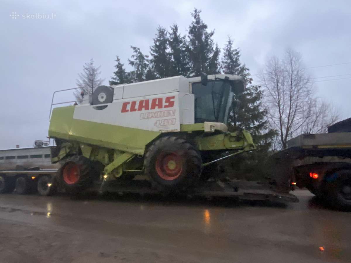 Kombainas Claas Lexion 480 Ardomas Dalimis - nuotraukos Nr. 2