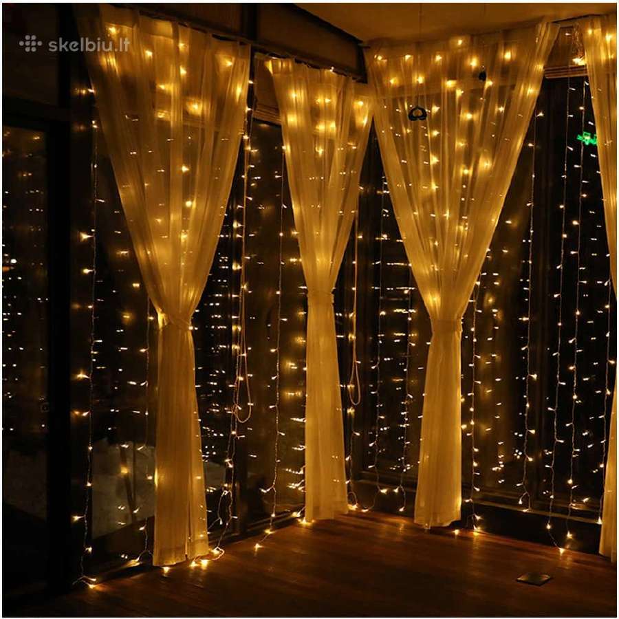 LED girlianda - užuolaida / 3x 3m / 300 LED - nuotraukos Nr. 5