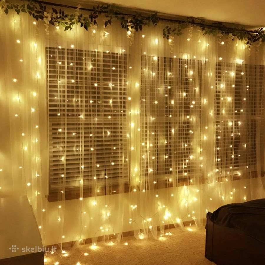 LED girlianda - užuolaida / 3x 3m / 300 LED - nuotraukos Nr. 8